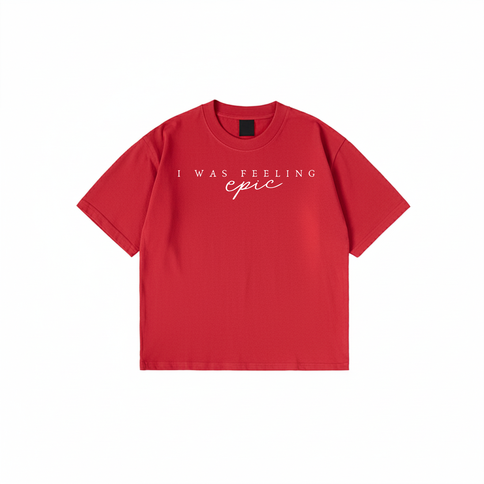 Mydril “I Was Feeling Epic” graphic quote t-shirt in multiple colors